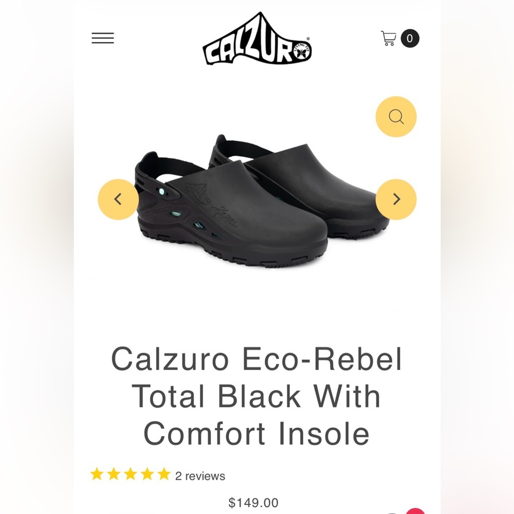 CALZURO Eco-Rebel OR/nursing shoes